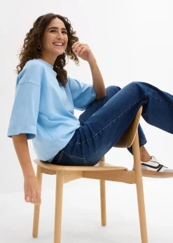 Femme bonprix Basiques|T-Shirts & Tops|T-shirt épais oversize 100% coton