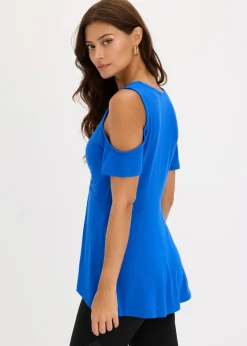 Femme bonprix T-Shirts & Tops|T-shirt épaules nues en mesh