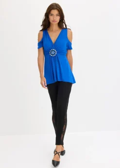 Femme bonprix T-Shirts & Tops|T-shirt épaules nues en mesh