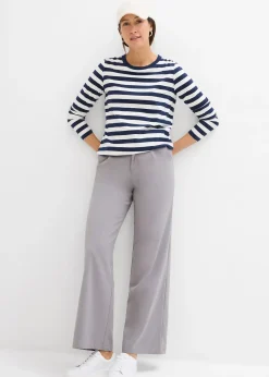 bonprix T-shirt rayé 100% coton|Femme Basiques|T-Shirts & Tops