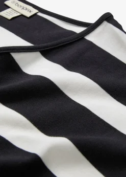 bonprix T-shirt rayé en maille|Femme T-Shirts & Tops