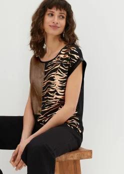 Femme bonprix T-Shirts & Tops|T-shirt style patchwork