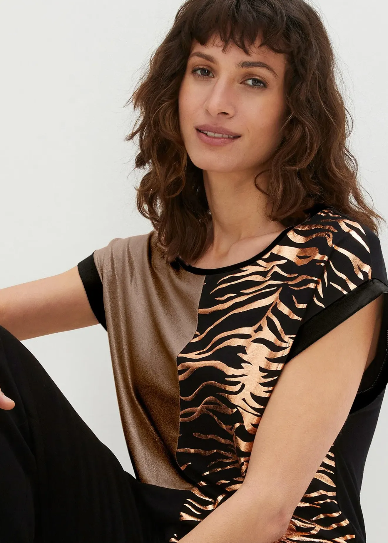 Femme bonprix T-Shirts & Tops|T-shirt style patchwork