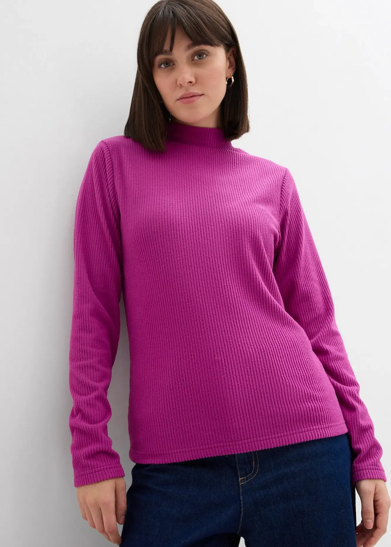 Femme bonprix Vêtements Thermiques|Vêtements De Plein Air|T-shirt thermique à col montant