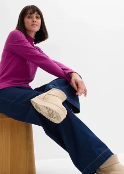 Femme bonprix Vêtements Thermiques|Vêtements De Plein Air|T-shirt thermique à col montant