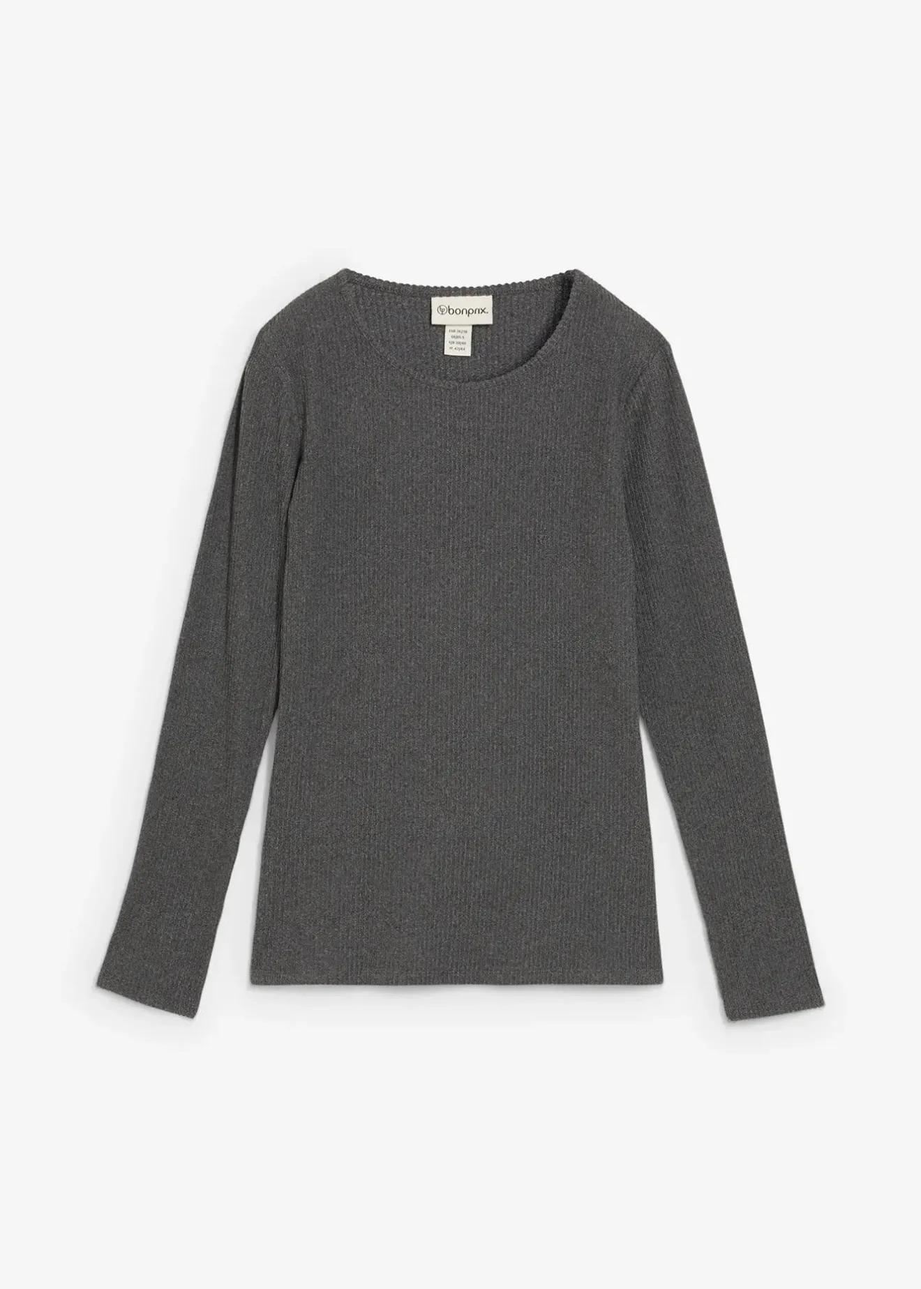 Femme bonprix Vêtements Thermiques|Vêtements De Plein Air|T-shirt thermique côtelé