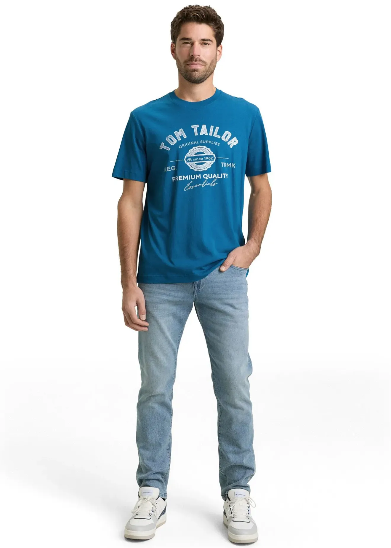 Homme Tom Tailor T-Shirts & Polos|T-shirt