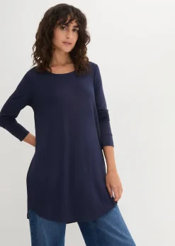 bonprix T-shirt viscose long, manches longues|Femme T-Shirts & Tops