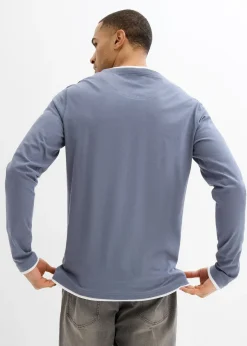 Homme bonprix T-Shirts & Polos|T-shirts manches longues, style 2en1