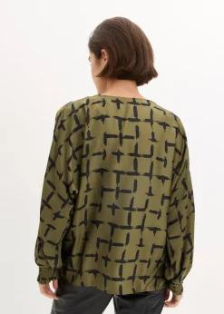 Femme bonprix Chemisiers|Tunique à manches chauve-souris