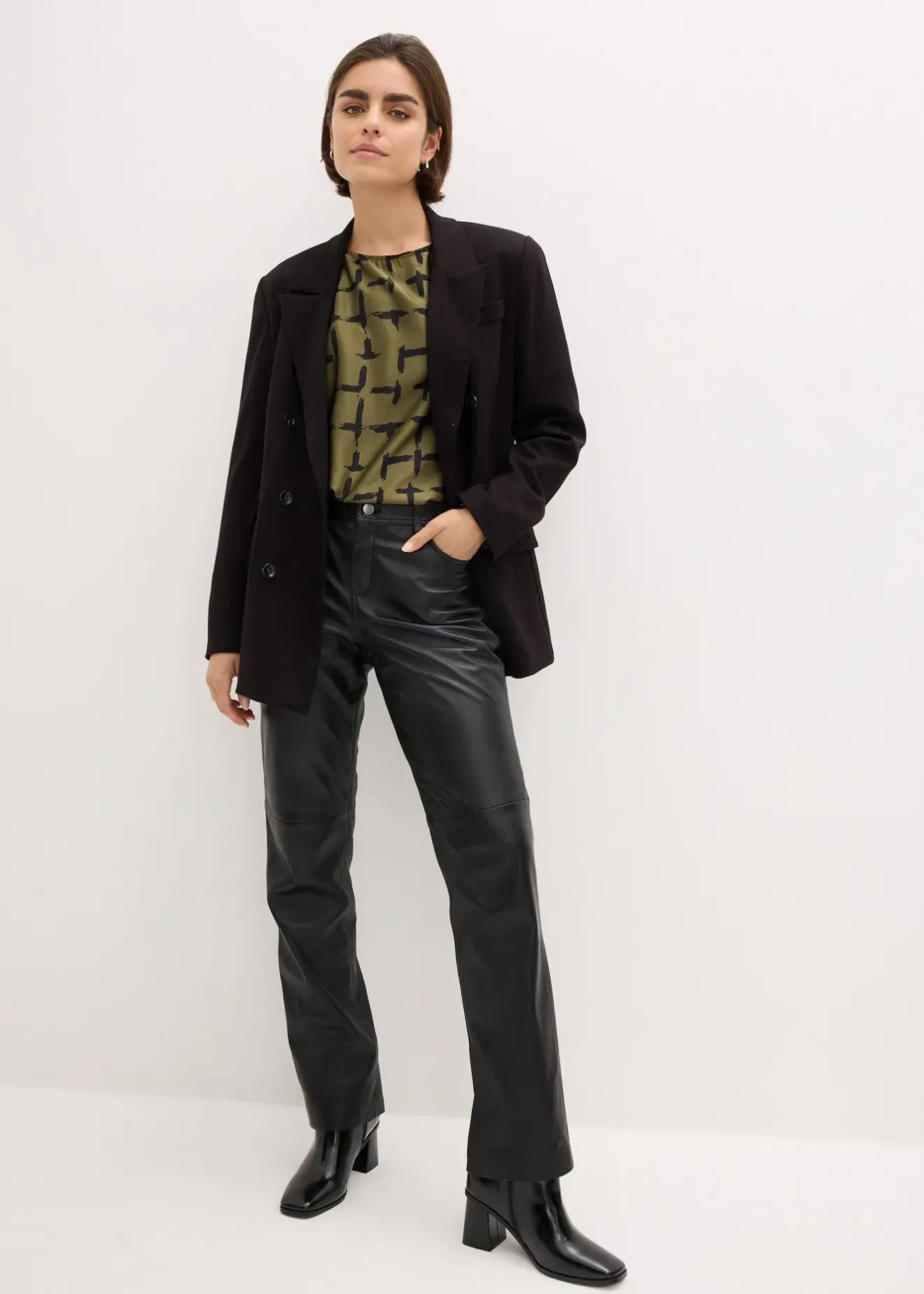 Femme bonprix Chemisiers|Tunique à manches chauve-souris