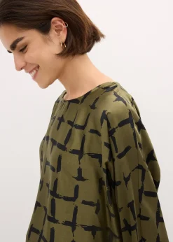 Femme bonprix Chemisiers|Tunique à manches chauve-souris