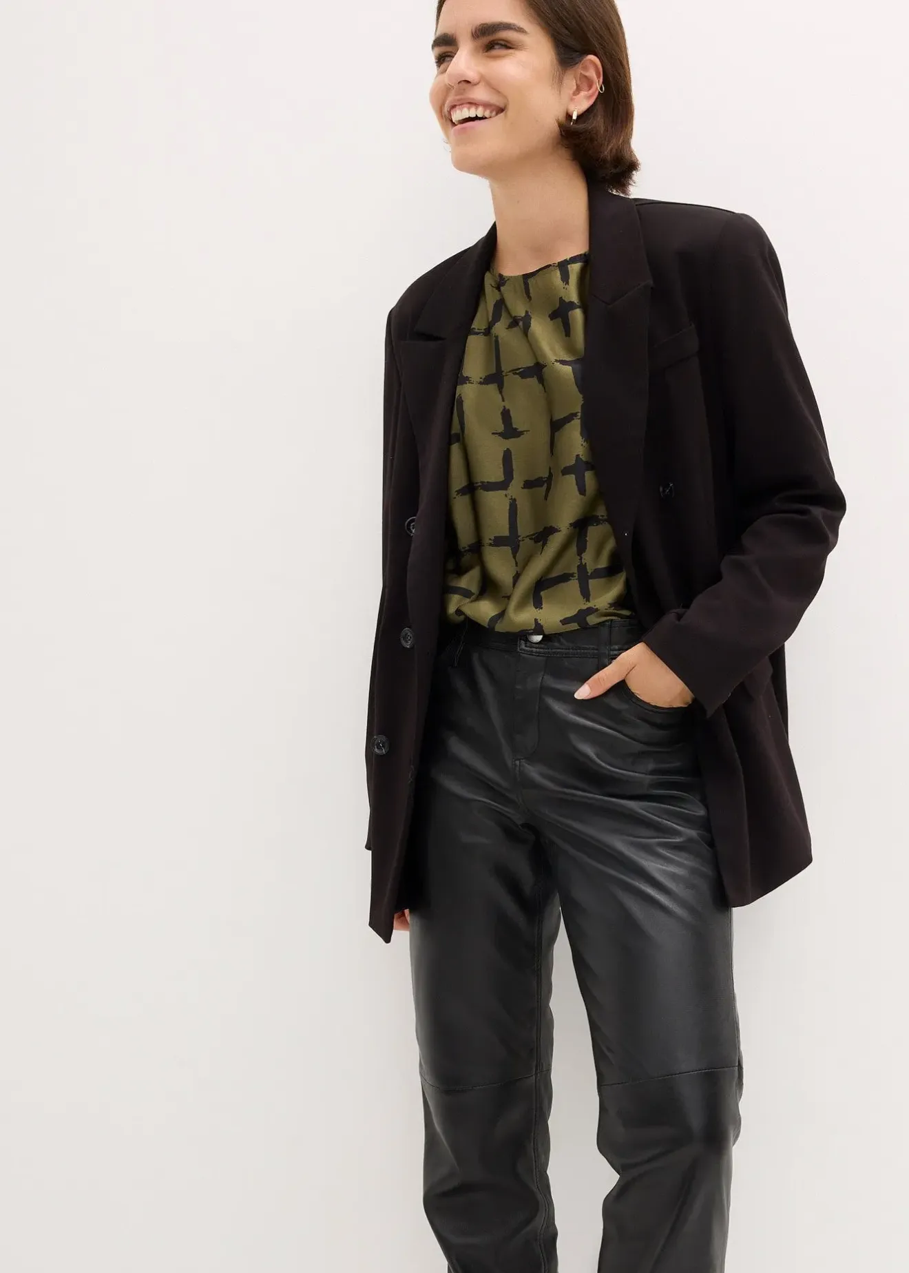 Femme bonprix Chemisiers|Tunique à manches chauve-souris