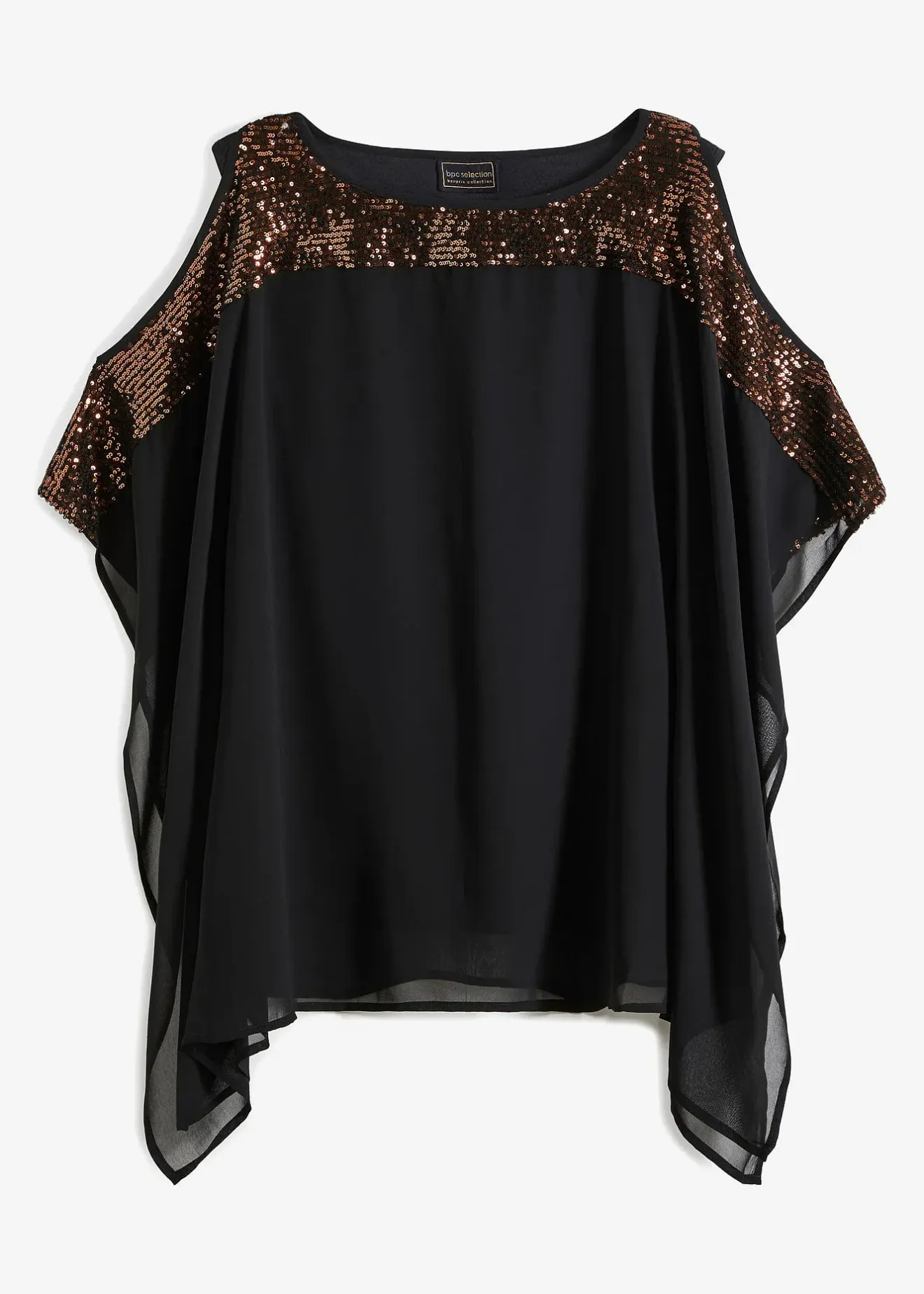 Femme bonprix Mode Festive|Chemisiers|Tunique à sequins