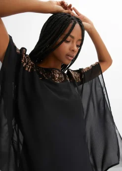 Femme bonprix Mode Festive|Chemisiers|Tunique à sequins