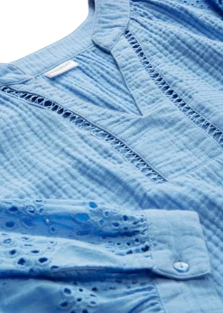 bonprix Tunique aérienne en gaze de coton|Femme Chemisiers