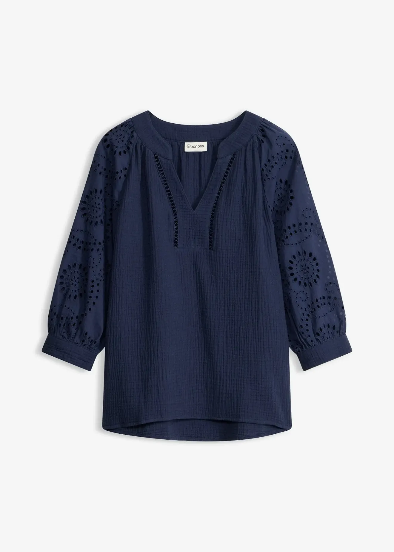 bonprix Tunique aérienne en gaze de coton|Femme Chemisiers