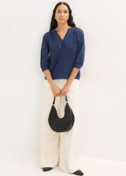 bonprix Tunique aérienne en gaze de coton|Femme Chemisiers