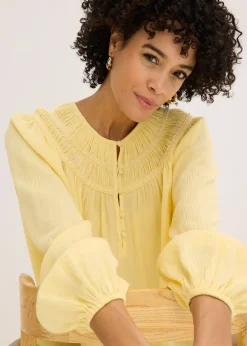 Femme bonprix Chemisiers|Tunique avec galons dentelle