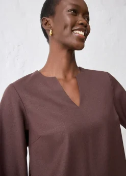 bonprix Tunique avec laine|Femme Premium|Chemisiers