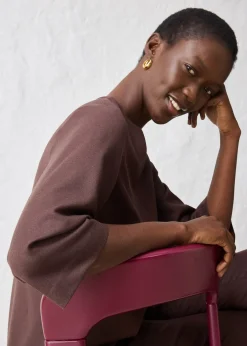 bonprix Tunique avec laine|Femme Premium|Chemisiers