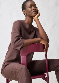 bonprix Tunique avec laine|Femme Premium|Chemisiers