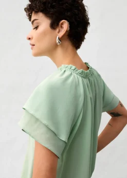 bonprix Tunique avec soie|Femme Premium|Chemisiers