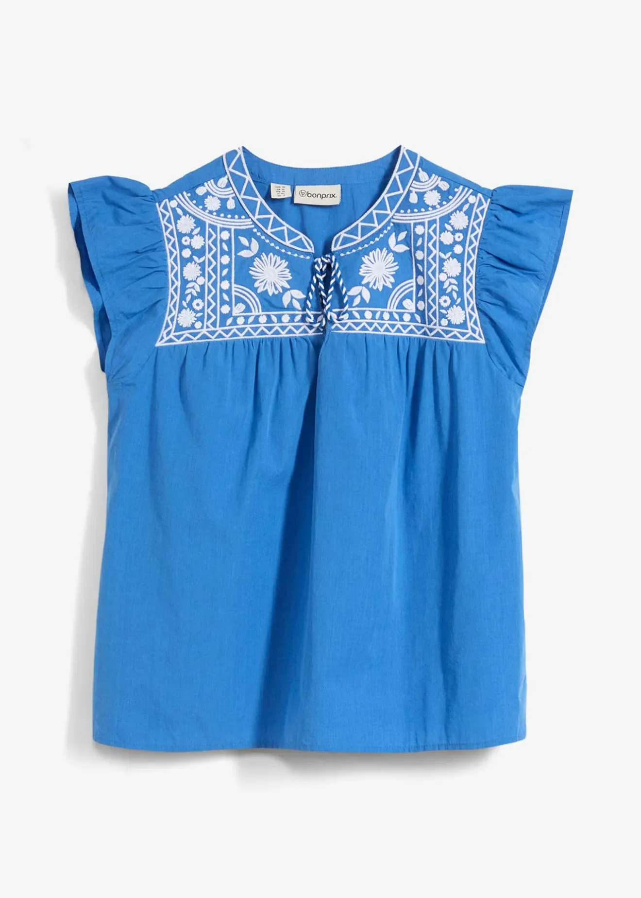 bonprix Tunique brodée avec de la soie|Femme Premium|Chemisiers