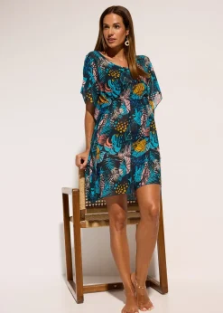 bonprix Tunique de plage en crêpe|Femme Vêtements De Plage