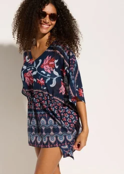 bonprix Tunique de plage en crêpe léger|Femme Vêtements De Plage