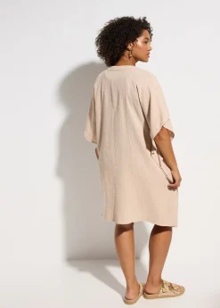 Femme bonprix Vêtements De Plage|Robes|Tunique de plage en gaze de coton