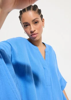 bonprix Tunique de plage en gaze de coton|Femme Vêtements De Plage|Robes