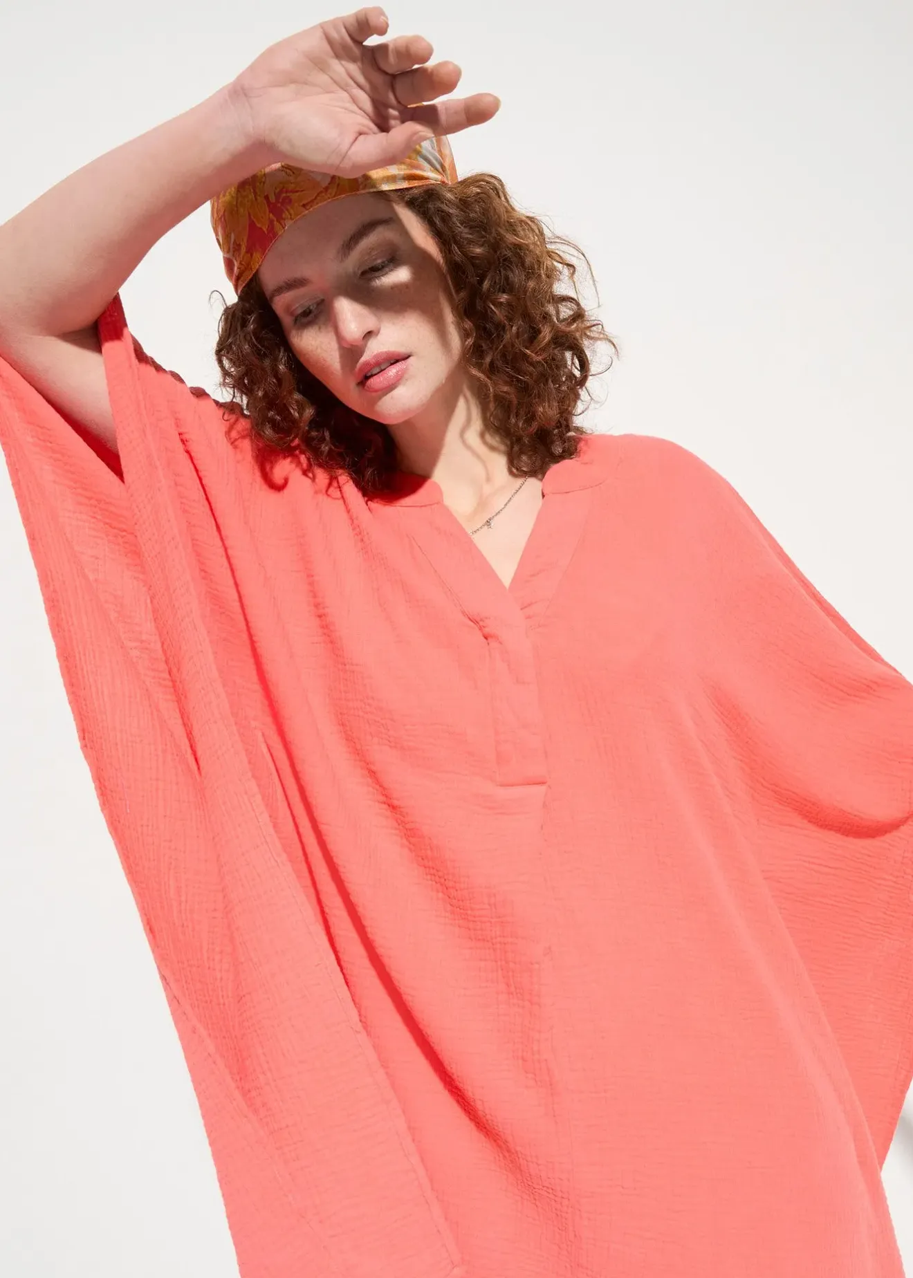 bonprix Tunique de plage en gaze de coton|Femme Vêtements De Plage|Robes