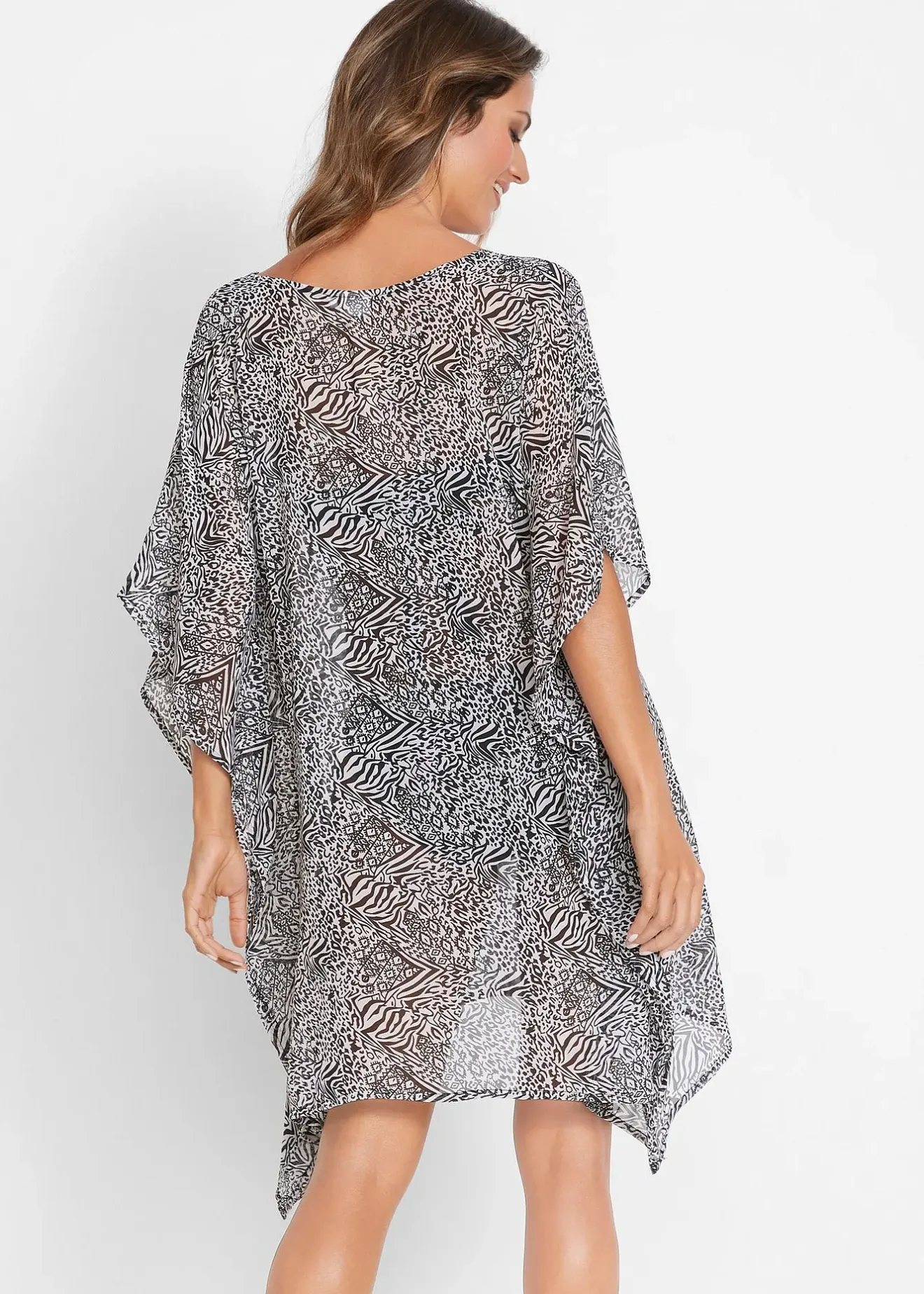 bonprix Tunique de plage en mousseline|Femme Vêtements De Plage|Robes