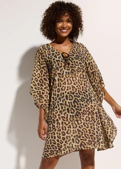 bonprix Tunique de plage en mousseline|Femme Vêtements De Plage|Robes