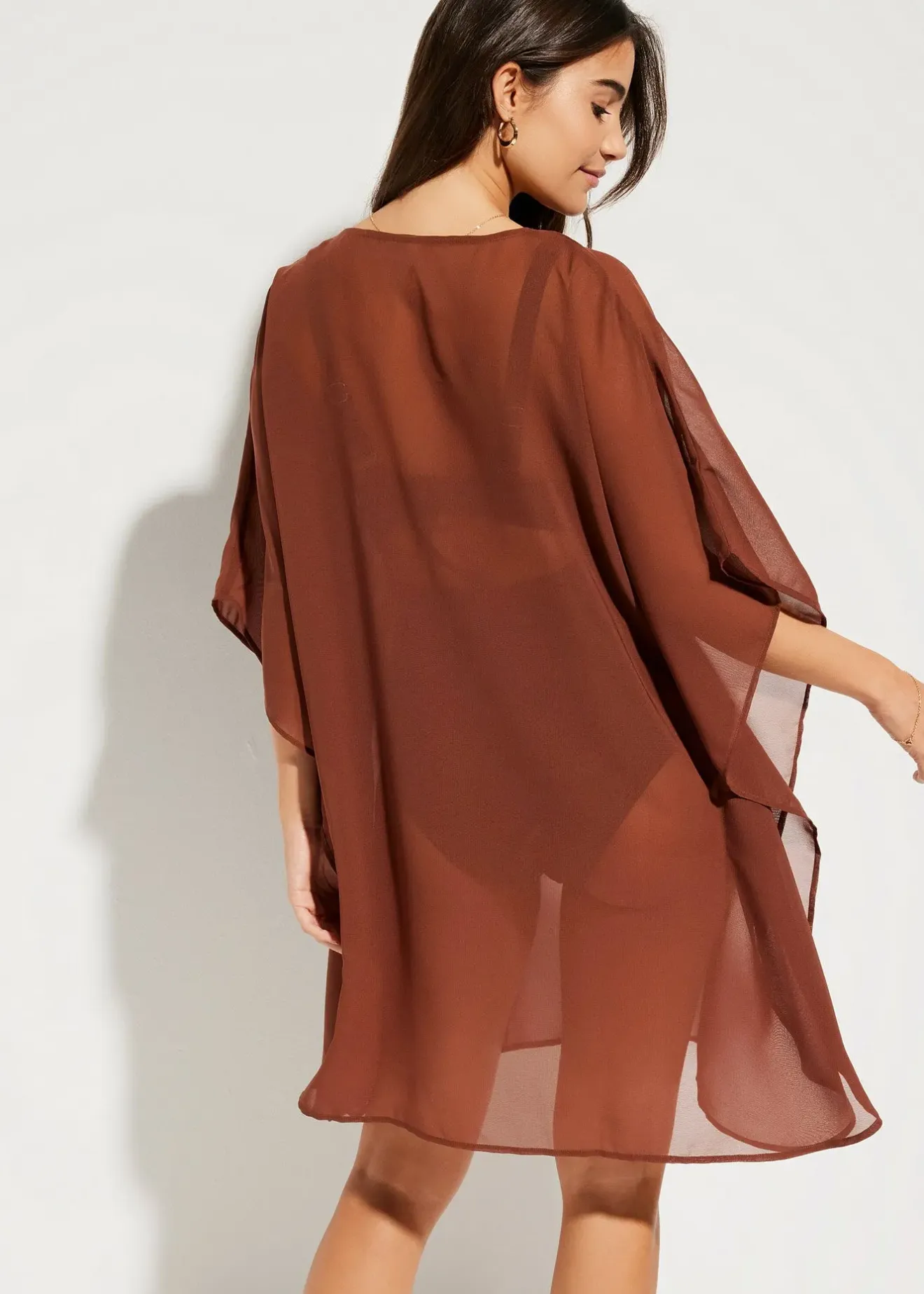 bonprix Tunique de plage en mousseline légère|Femme Vêtements De Plage|Robes