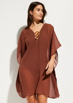 bonprix Tunique de plage en mousseline légère|Femme Vêtements De Plage|Robes