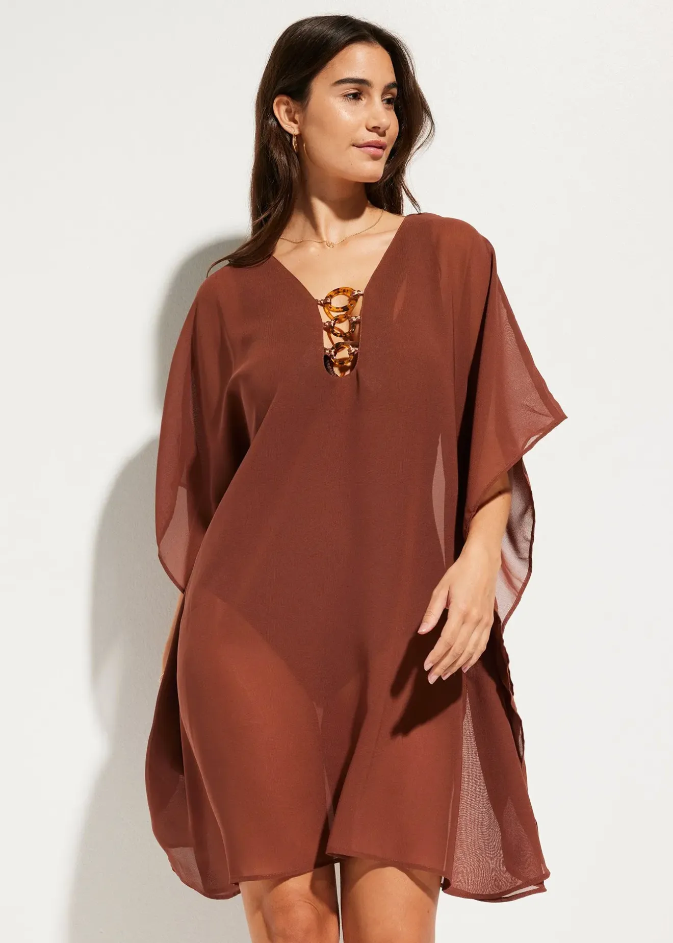 bonprix Tunique de plage en mousseline légère|Femme Vêtements De Plage|Robes