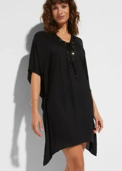 bonprix Tunique de plage en viscose transparente|Femme Vêtements De Plage