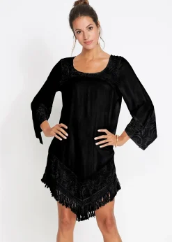 bonprix Tunique de plage longue à dentelle|Femme Vêtements De Plage|Chemisiers