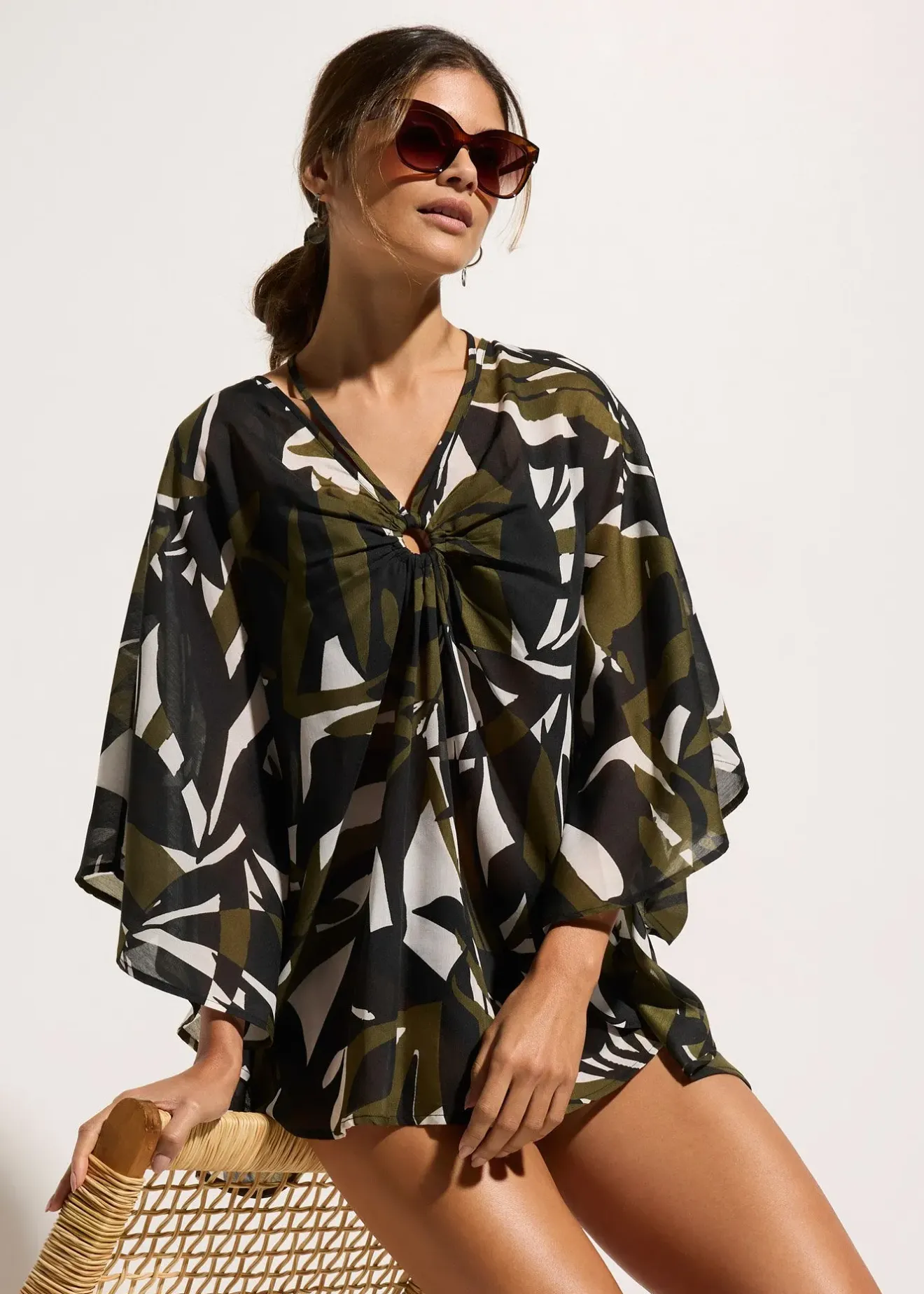 bonprix Tunique de plage transparente|Femme Vêtements De Plage|Robes