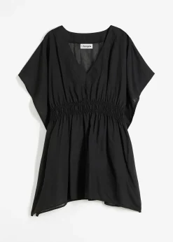 bonprix Tunique de plage transparente à col V|Femme Vêtements De Plage|Chemisiers