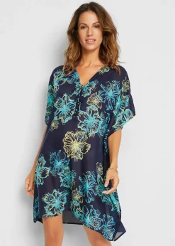 Femme bonprix Vêtements De Plage|Robes|Tunique de plage transparente à col V