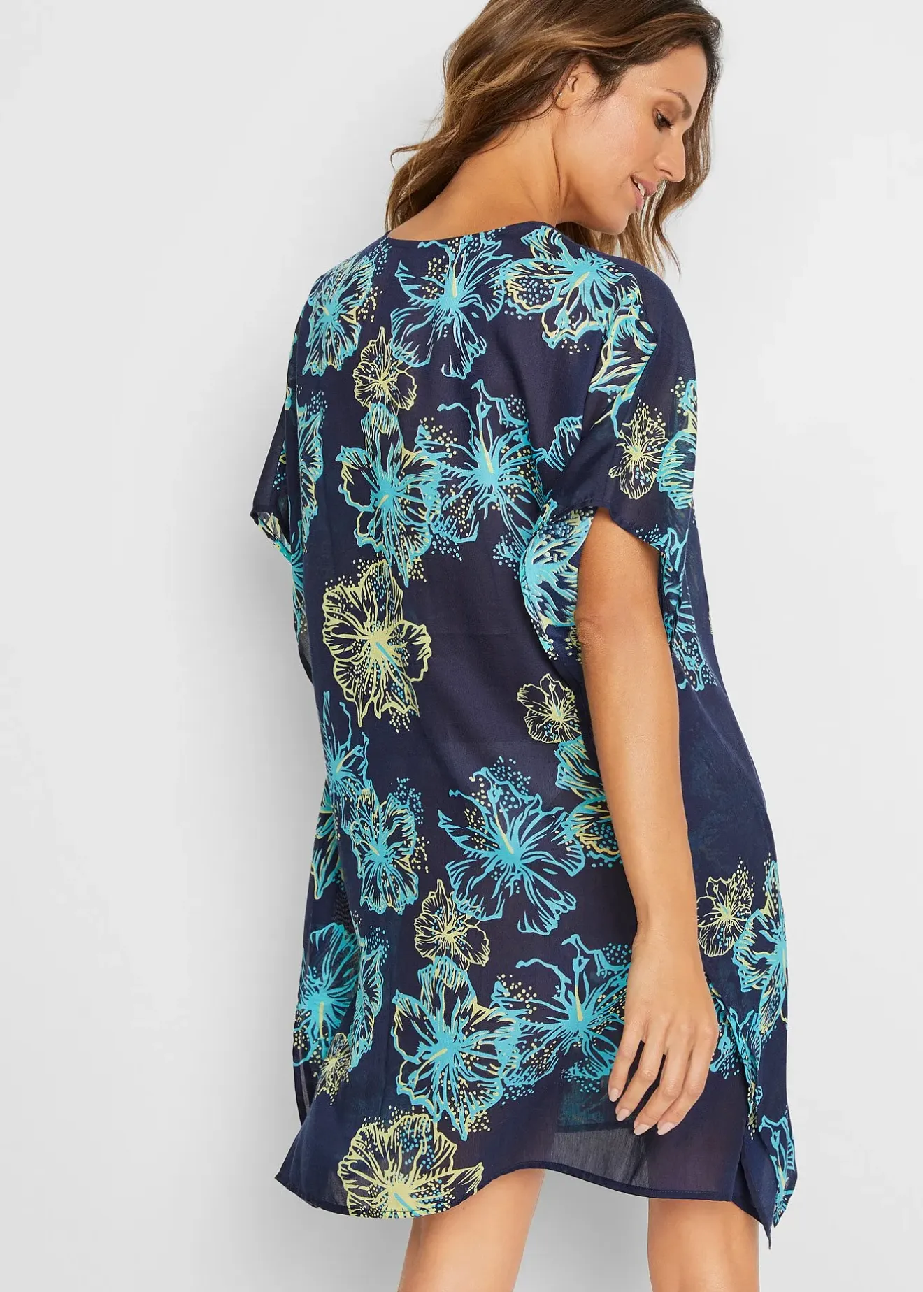 Femme bonprix Vêtements De Plage|Robes|Tunique de plage transparente à col V