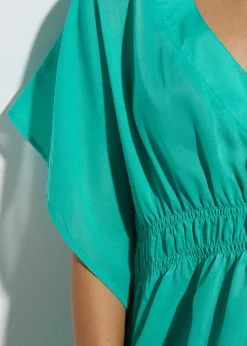 Femme bonprix Vêtements De Plage|Chemisiers|Tunique de plage transparente à col V