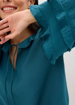 Femme bonprix Chemisiers|Tunique en fine viscose mélangée