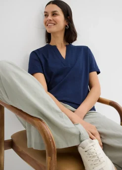 Femme bonprix T-Shirts & Tops|Tunique en jersey 100% coton