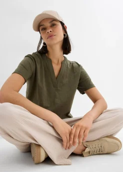 bonprix Tunique en jersey 100% coton|Femme T-Shirts & Tops