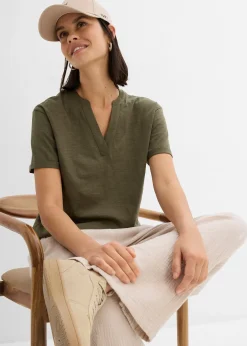 bonprix Tunique en jersey 100% coton|Femme T-Shirts & Tops