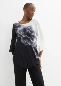 Femme bonprix T-Shirts & Tops|Tunique en jersey imprimé